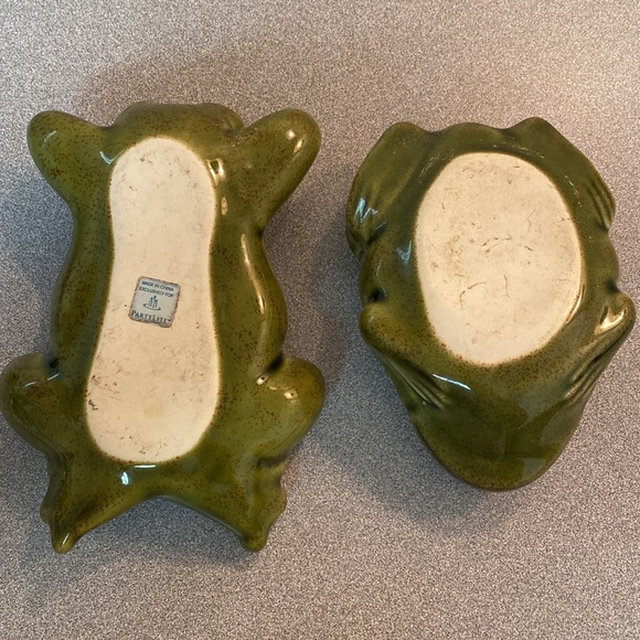 Partylite - pair of frog tea lite candle holders. - Picture 5 of 9